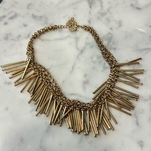 Edgy Gold Tone Necklace